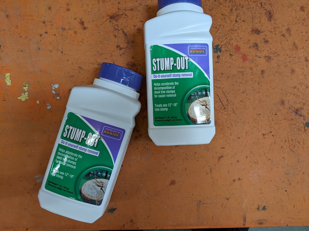 Stump-out removal product