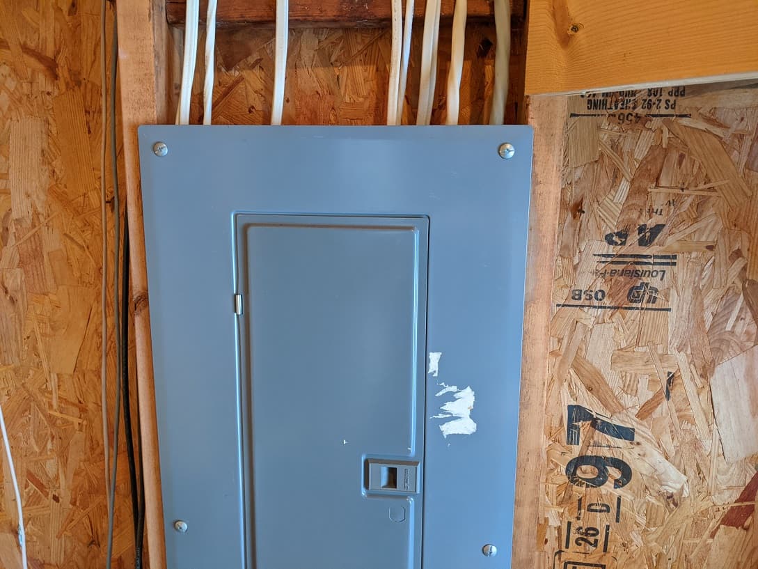 main breaker in the shed