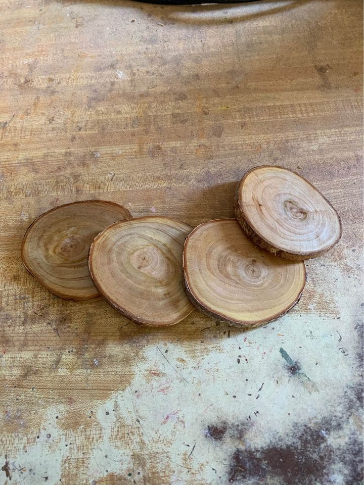 wooden coasters